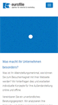 Mobile Screenshot of eurofile.de