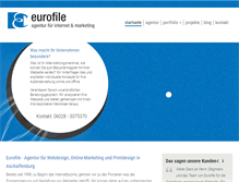 Tablet Screenshot of eurofile.de